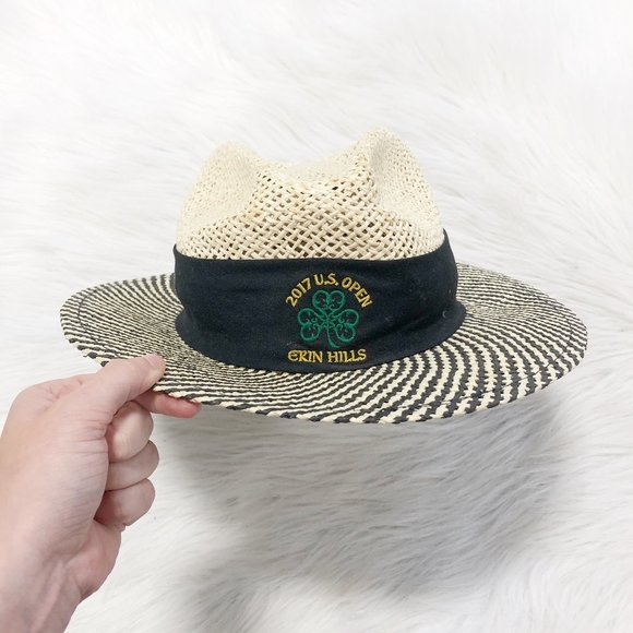 Erin Hills Golf Sun Straw Hat Sz 